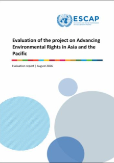 Evaluation of the project on Advancing Environmental Rights in Asia and the Pacific