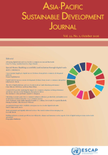 Asia-Pacific sustainable development journal. Vol. 33, No. 2, October 2026