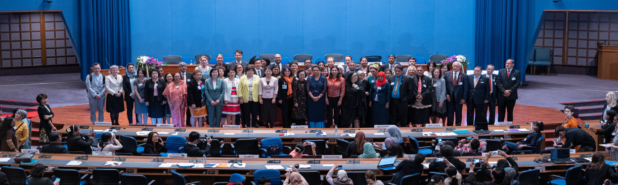 The opening session of the Asia-Pacific Ministerial Conference on the Beijing+25 Review. UN Women/Pathumporn Thongking